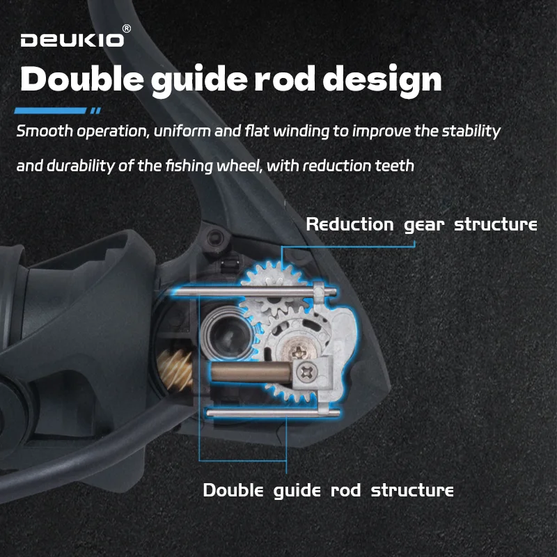 DEUKIO Lightweight Spinning Re - đánh giá và giá Trolling Reel